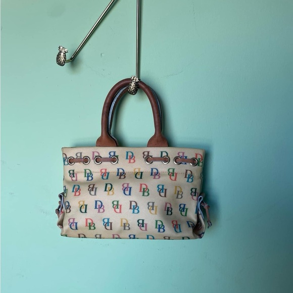 Dooney & Bourke Yellow Satchel with Structured Design - Picture 2 of 7